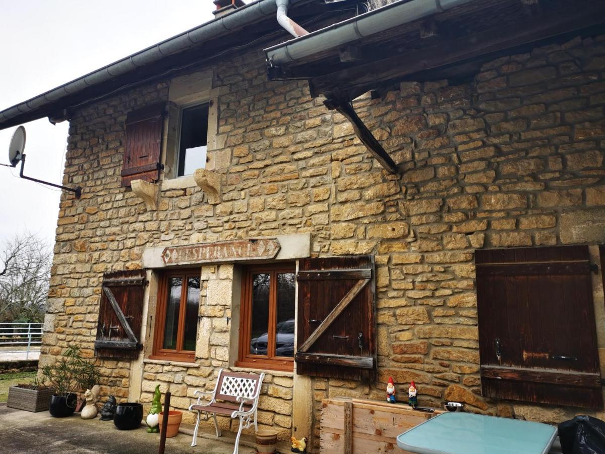 Domaine De L'Esperance, Chambre Rose Bed & Breakfast Bersaillin Екстериор снимка